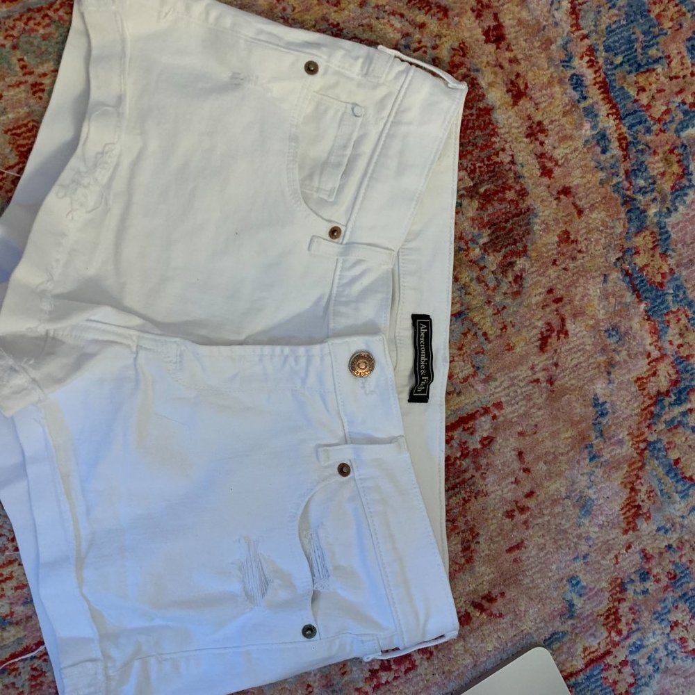 Abercrombie Low Rise Jean Shorts